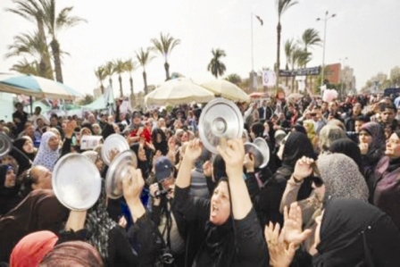 من مظاهرات بورسعيد المصرية